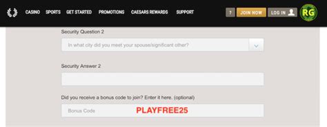 Caesars PA Bonus Code FREEC10 .